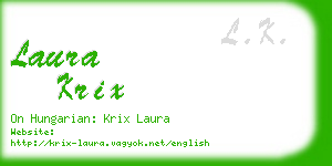 laura krix business card